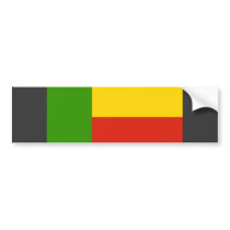 Benin Flag bumper stickers