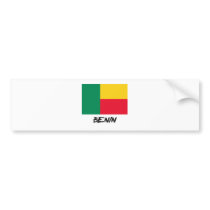 Benin Flag bumper stickers