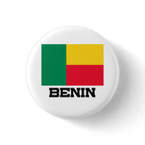 Benin Flag Button