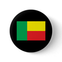 Benin Flag Pinback Button