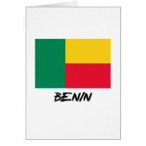 Benin Flag cards