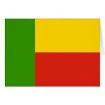 Benin Flag Greeting Cards