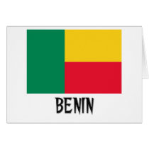Benin Flag Greeting Card