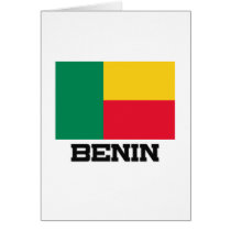 Benin Flag Greeting Cards