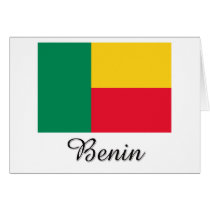 Benin Flag Design cards