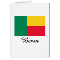 Benin Flag Design cards