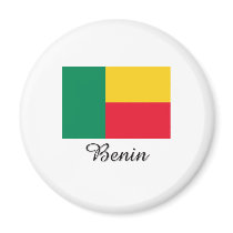 Benin Flag Design magnets
