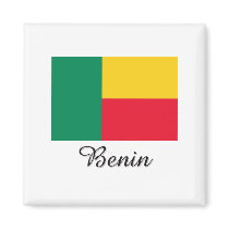 Benin Flag Design magnets