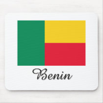 Benin Flag Design mousepads by flagshirt Benin Flag Design mousepads