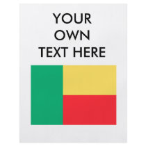 Benin Flag flyers