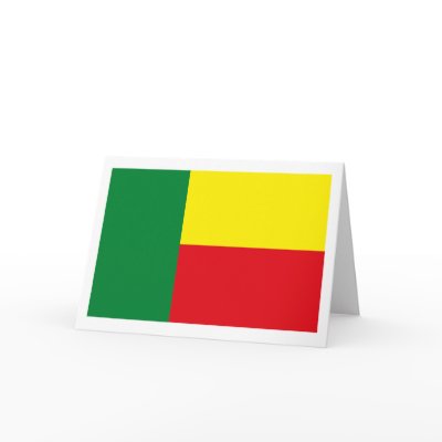 Benin Flag Greeting Card by FlagTshirts