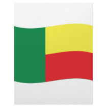 benin flag icon letterhead