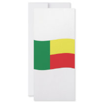 benin flag icon custom rack card