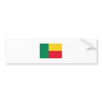 Benin FLAG International bumper stickers