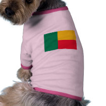 Benin FLAG International pet clothing by flagshirt Benin FLAG International pet clothing