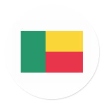 Benin FLAG International stickers
