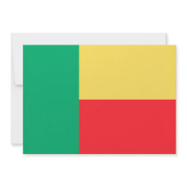 Benin Flag invitations