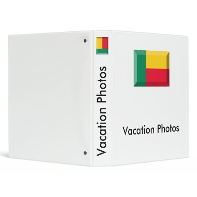 Benin Flag Jewel Binders by Vexillophile