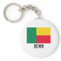 Benin Flag Key Chain