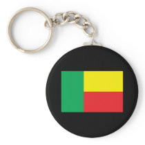 Benin Flag Keychain