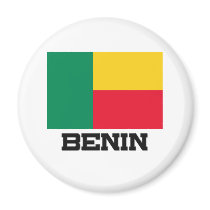 Benin Flag Fridge Magnet