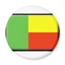 Benin Flag magnets