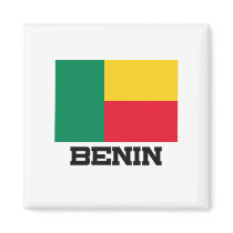 Benin Flag Fridge Magnets