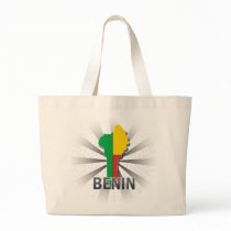 Benin Flag Map 2.0 Canvas Bag