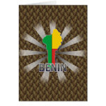 Benin Flag Map 2.0 Card
