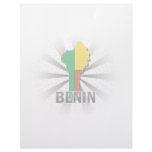 Benin Flag Map 2.0 Letterhead Template