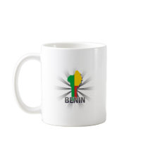 Benin Flag Map 2.0 Mugs