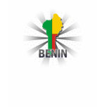 Benin Flag Map 2.0 t-shirts