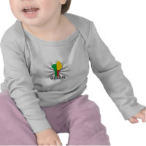 Benin Flag Map 2.0 Tshirt