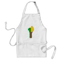 Benin flag map aprons