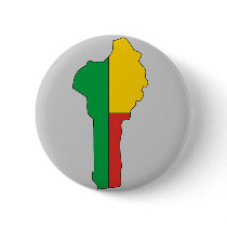 Benin flag map buttons
