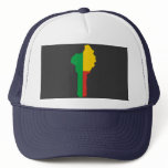 Benin flag map hats