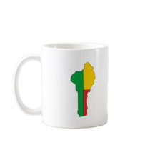 Benin flag map mugs