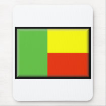 Benin Flag mousepads by jacinto888 Benin Flag mousepads