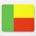 Benin Flag Mousepad