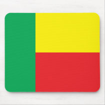 Benin Flag Mousepad