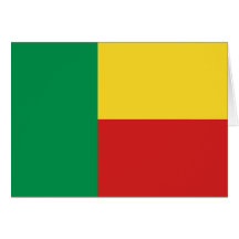 Benin Flag Notecard