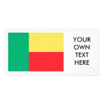 Benin Flag Picture Card
