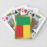 Benin Flag Playing Cards playing cards