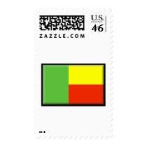 Benin Flag Postage