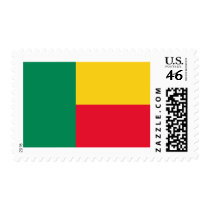 Benin Flag postage by sergemayifuila Benin Flag postage