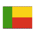 Benin Flag Postcards
