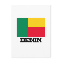 Benin Flag postcards