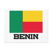Benin Flag postcards