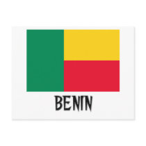 Benin Flag postcards