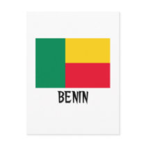 Benin Flag postcards